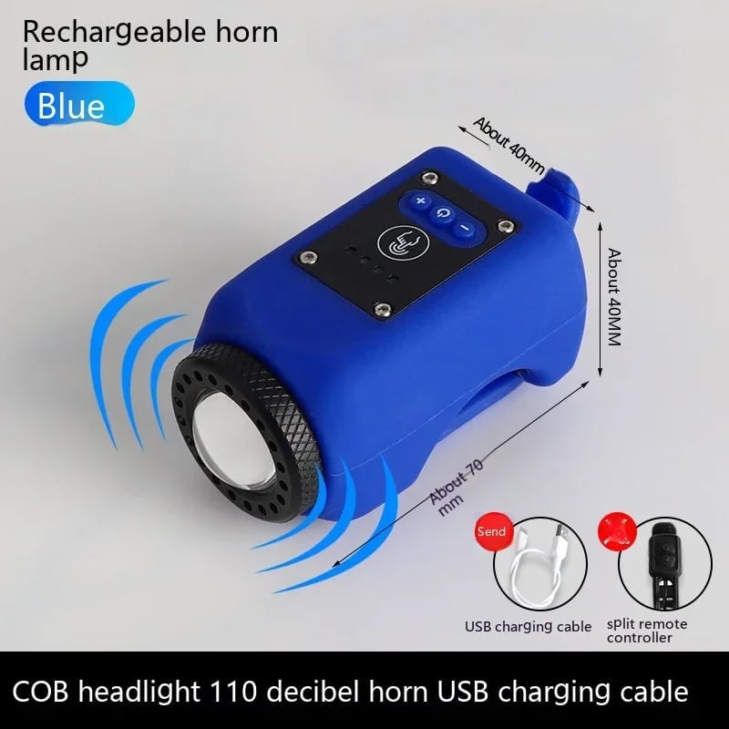 WOYUOSN Bike Electronic Horn with Large Range Floodlight
