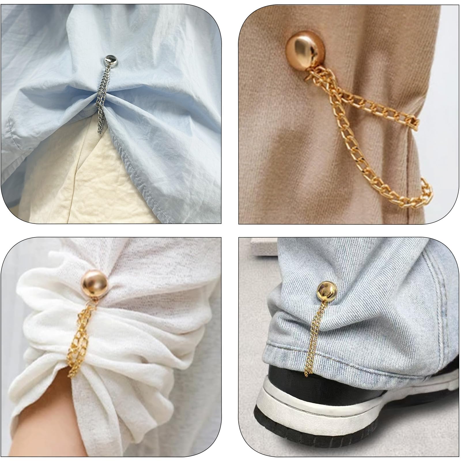 Clip-in-Style™ Magnetic Clothing Clips