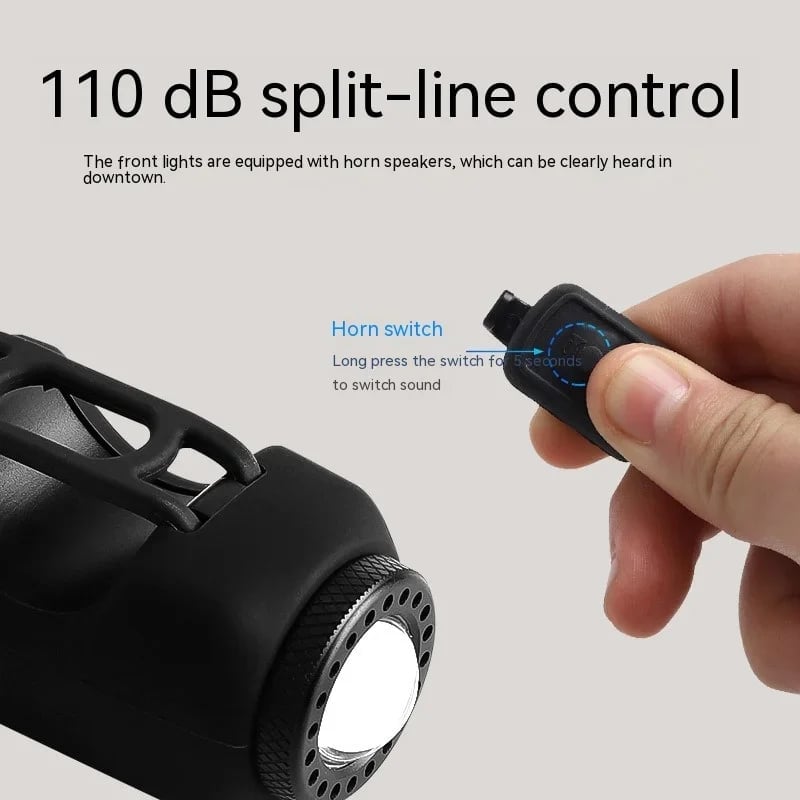 WOYUOSN Bike Electronic Horn with Large Range Floodlight