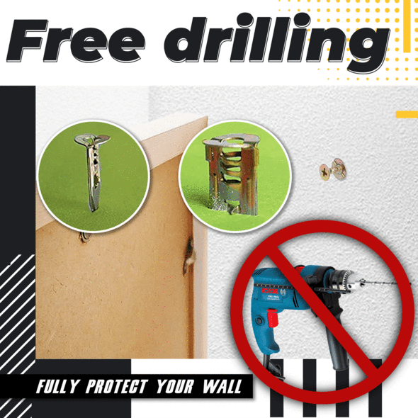 WallViper Drywall Anchors and Screws Kit