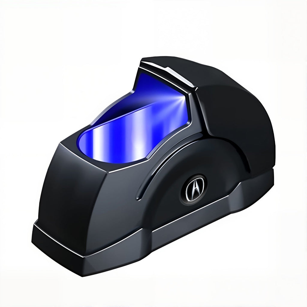 Slide-Lid Car Ashtray — Compact, Odor-Sealing & LED-Lit