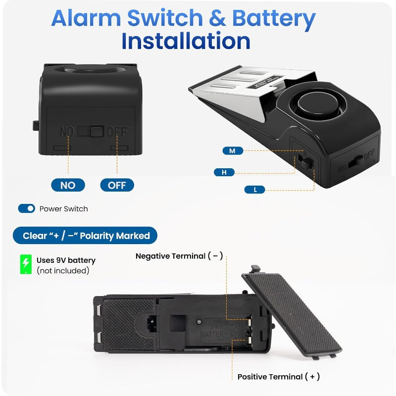 Portable Door Stop Alarm